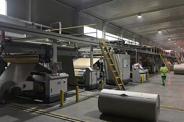 WXWJ Series Automatic 3/5/7 ply corrugated cardboard production line