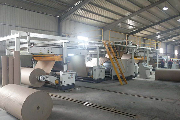 WX-HSF-150-2 Series automatic (2 ply) single face corrugated cardboard production line